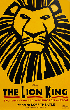 The Lion King Broadway poster