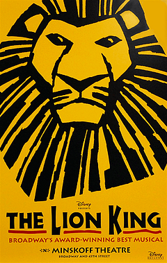 The Lion King Broadway poster
