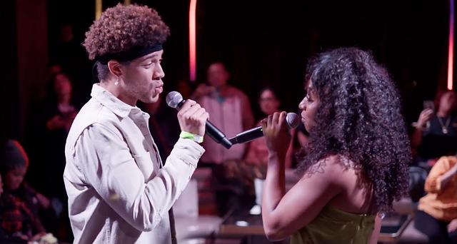 Broadway Stars performing with audience